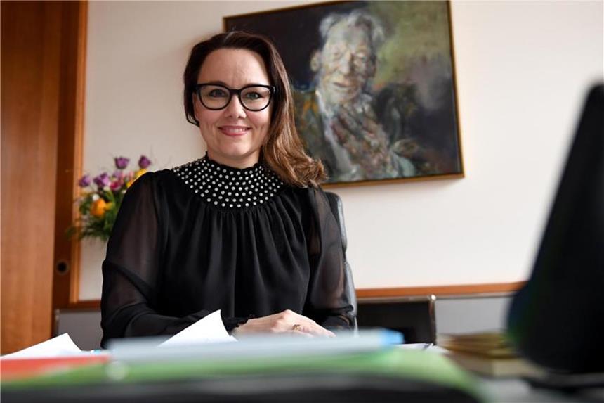 Müntefering: Erste Frau für internationale Kulturpolitik Michelle Müntefering ist voller Zuversicht und Tatendrang. Foto: Britta Pedersen