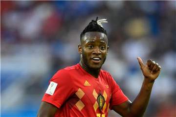 Michy Batshuayi wechselt auf Leihbasis zum FC Valencia. Foto: Marius Becker
