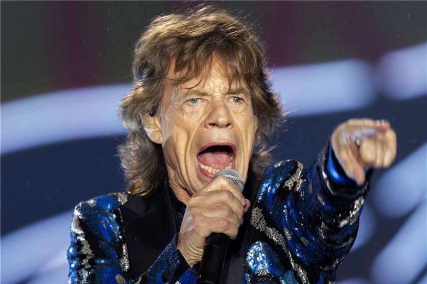 Mick Jagger bei einem Auftritt in São Paulo 2016. Foto: Sebastiao Moreira