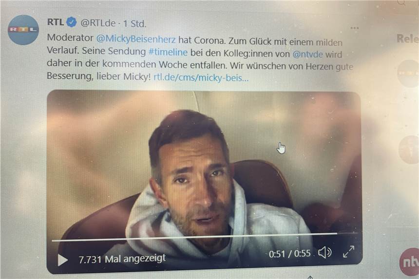 Typisch Micky Beisenherz: TV-Promi macht Witze über seine Corona-Infektion Micky Beisenherz gibt seine Corona-Infektion bei Twitter bekannt.