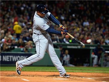 Miguel Cabrera von den Detroit Tigers hat einen Rekord-Vertrag unterschrieben. Foto: CJ Gunther