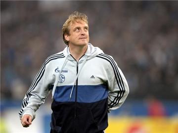 Mike Büskens - hier noch als Schalke-Trainer - konnte sich mit Rapid Wien einigen.