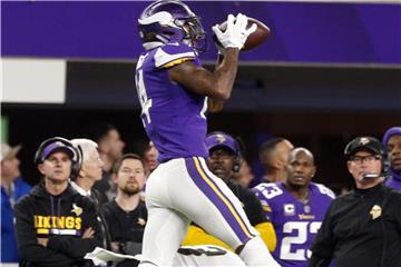 Minnesotas Stefon Diggs machte den entscheidenden Touchdown. Foto: Jim Mone
