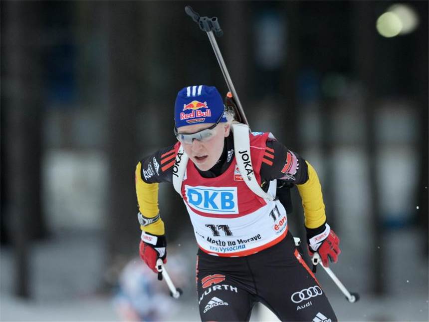 Gössner hat gute Aussichten für Olympia-Nominierung Miriam Gössner hat sich nach einem Fahrradunfall wieder zurückgekämpft. Foto: Martin Schutt