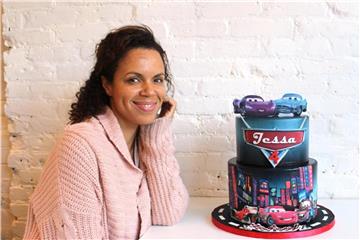 Miriam Milord entwirft in ihrem New Yorker Laden „BCakeNY“ die verrücktesten Back-Kunstwerke. Foto: Stephanie Ott