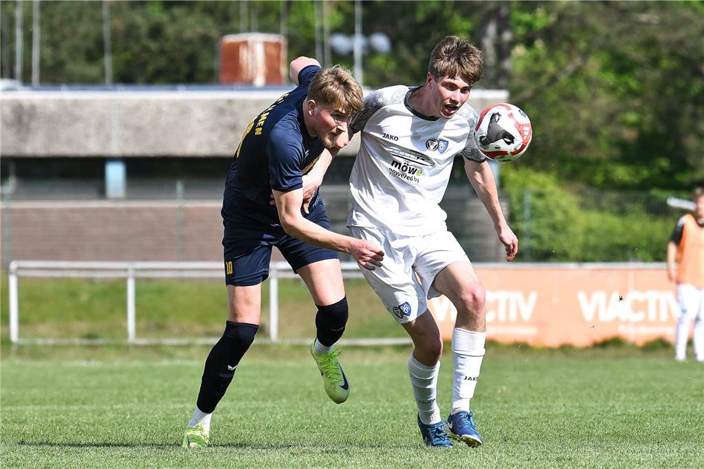 Mit 0:2 unterlag der TuS Haltern der TSG Dülmen im Landesliga-Derby und steht nun nur noch aufgrund des besseren Torverhältnisses nicht auf einem Abstiegsplatz.