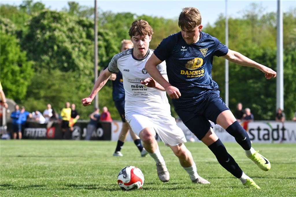Mit 0:2 unterlag der TuS Haltern der TSG Dülmen im Landesliga-Derby und steht nun nur noch aufgrund des besseren Torverhältnisses nicht auf einem Abstiegsplatz.