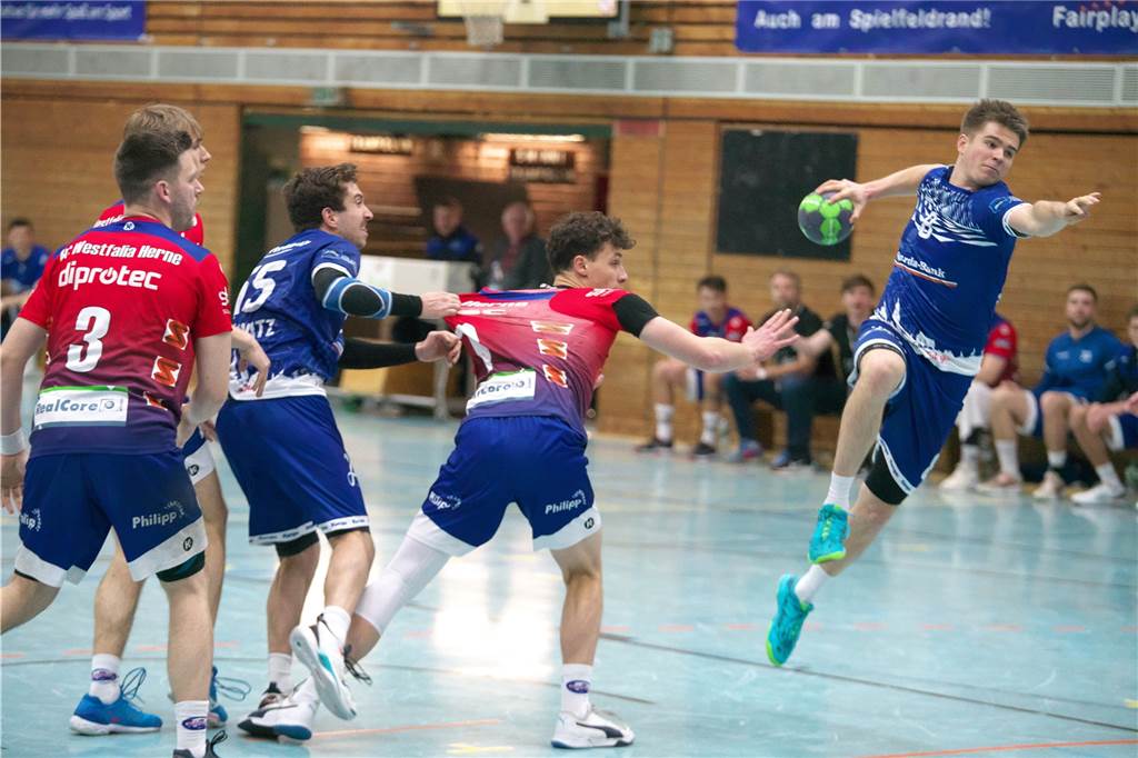 Mit 26:32 unterlag der HSC Haltern-Sythen im Derby dem HC Westfalia Herne.