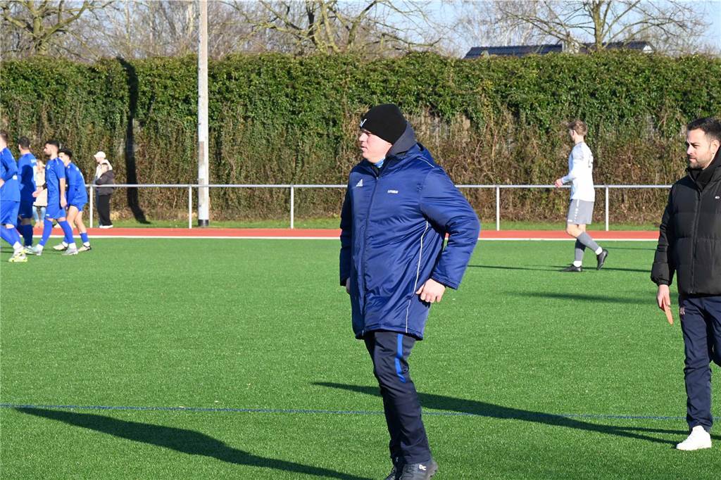 Ein Bild vom 6:0-Sieg des TuS Sythen gegen den TSV Marl-Hüls.