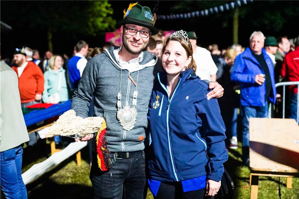 Mit Alexander Bonhoff und Lisa Eichholz hat St. Liudger ein neues Königspaar.