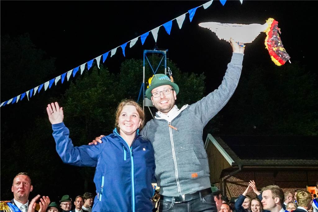 Mit Alexander Bonhoff und Lisa Eichholz hat St. Liudger ein neues Königspaar.