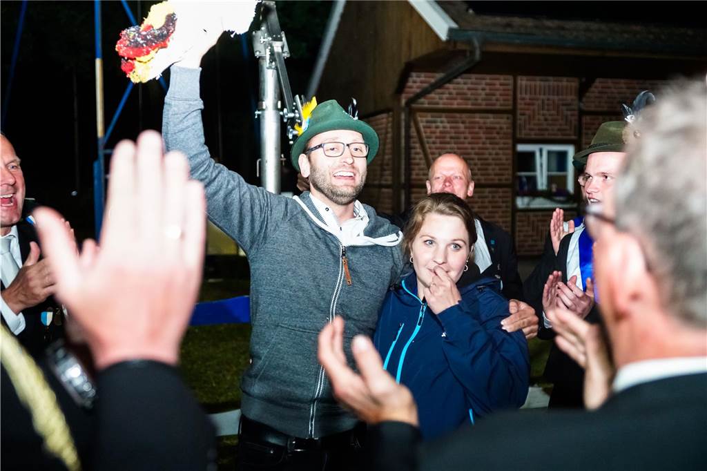 Mit Alexander Bonhoff und Lisa Eichholz hat St. Liudger ein neues Königspaar.
