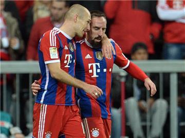Mit Arjen Robben und Franck Ribéry fehlt den Bayern ihr Top-Duo. Foto: Andreas Gebert