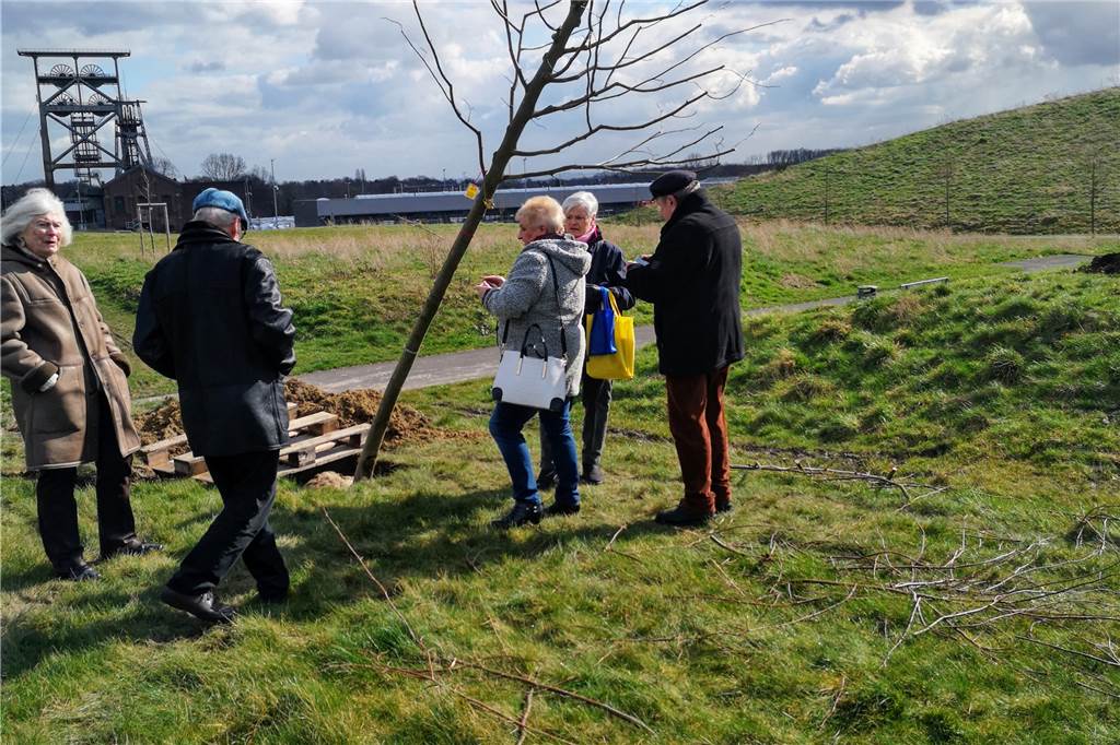 Gerne in Derne: „Zeche als Weltkulturerbe hätte ungeheure Wirkung“ Mit Baumpflanzaktionen im Gneisenau-Park hat der Förderveein „Gerne in Derne“ auf sich aufmerksam gemacht