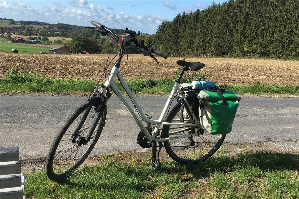 Mit dem Fahrrad legte Christin Lesker 1200 Kilometer zurück – von Stadtlohn nach Auschwitz.
