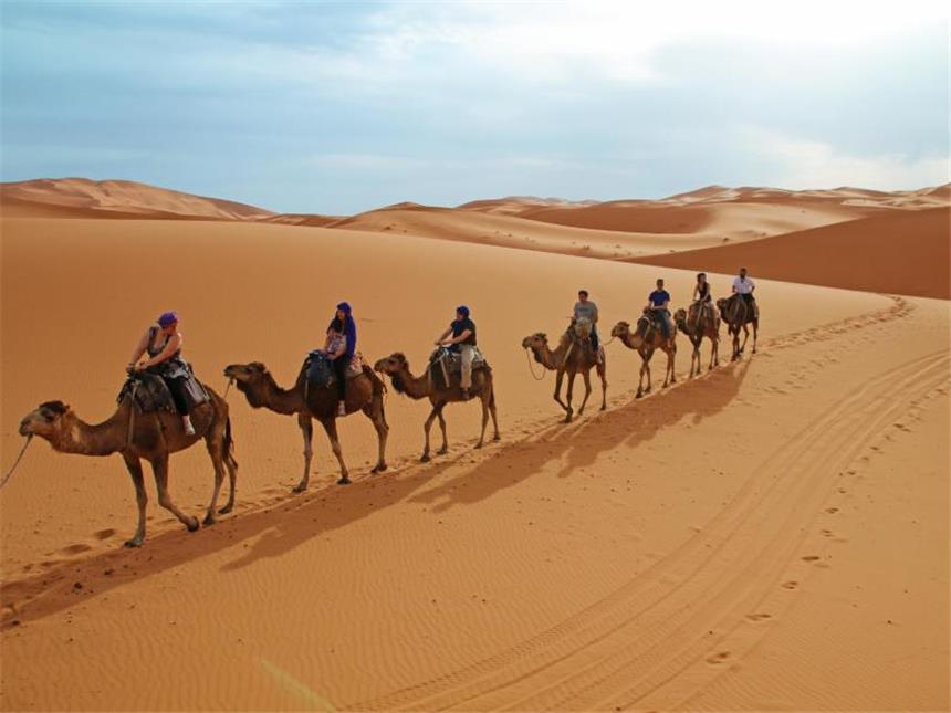 Warum Urlauber das Abenteuer suchen Mit dem Kamel durch die Wüste: Der Wunsch nach exotischen Reisezielen nimmt zu. Foto: Marco Grünler/Diamir Erlebnisreisen GmbH/dpa-tmn