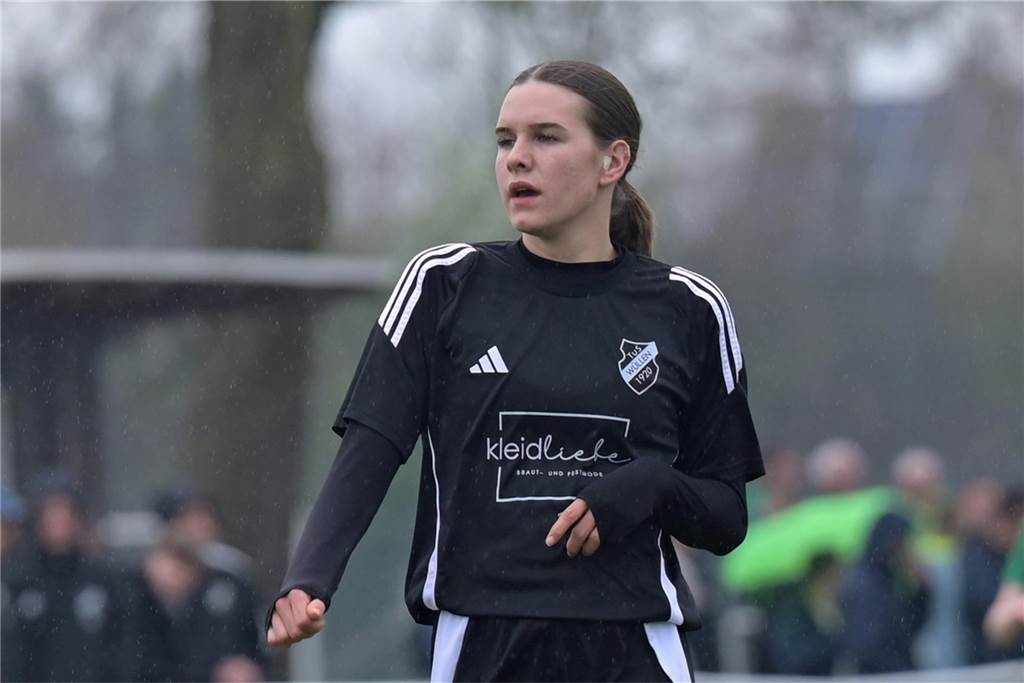 Leonie Franz auf dem Platz