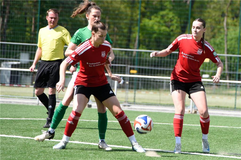 Mit der allerletzten Aktion kassierten die Westfalenliga-Frauen von Concordia Flaesheim gegen die DJK GW Amelsbüren noch das 1:2, nachdem sie zuvor schon lange Zeit in Unterzahl hatten spielen müssen.