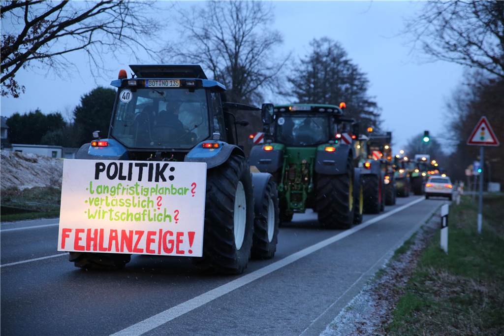 Mit der Politik auf Kriegsfuß: Die gesamte landwirtschaftliche Branche fühlt sich von er Agrarpolitik der vergangenen Jahre sabotiert.