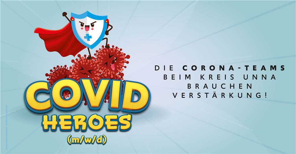 „Überwältigend“: Gesundheitsamt kann sich vor Bewerbungen kaum retten Mit diesem progressiven Logo sucht der Kreis Unna Verstärkung für sein Gesundheitsamt.