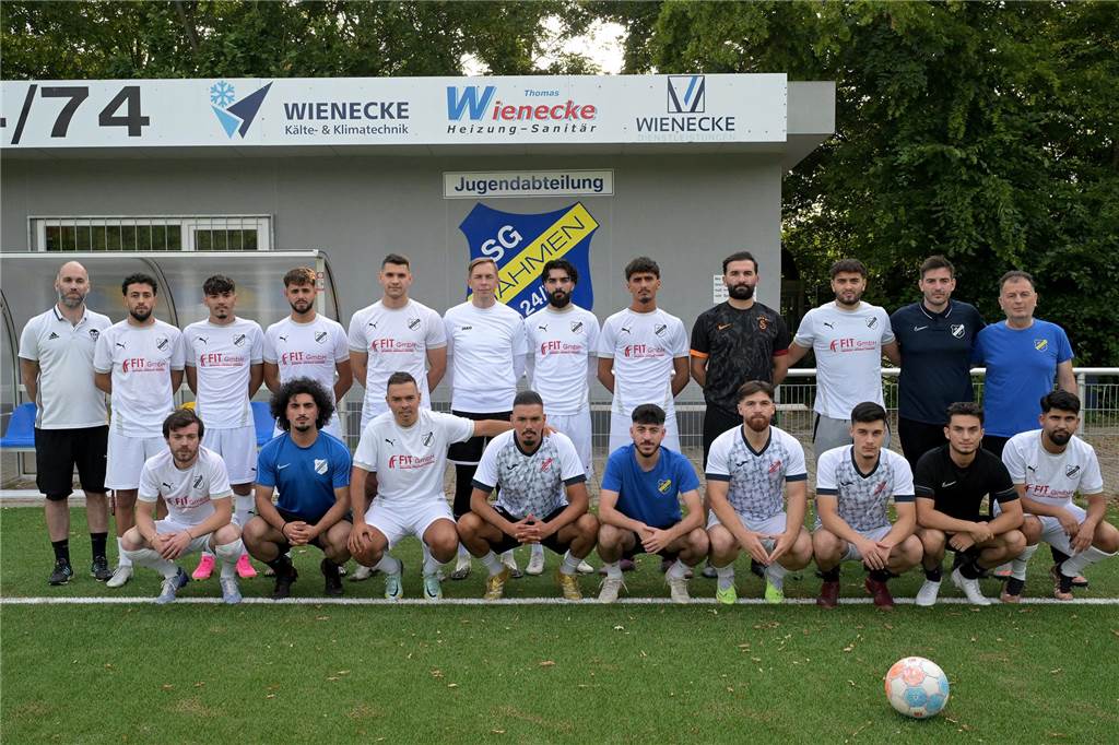 Schweißtreibender Trainingsauftakt bei der SG Gahmen Mannschaftsfoto der SG Gahmen.