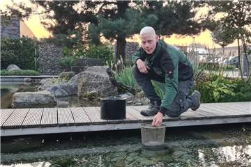 Mit einer Bestnote von 1,1 hat Nils Alfert seine Ausbildung zum Gärtner abgeschlossen. 