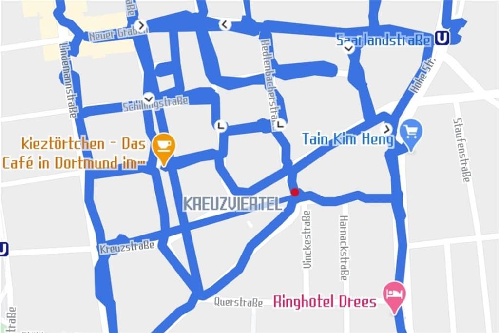 Dortmunds Ghostbusters: Ein Ehepaar will alle Corona-Geister finden Mit einer Tracking-App zeichnen die Corona-Geisterjäger ihre Route auf, um keinen Weg zweimal zu fahren.