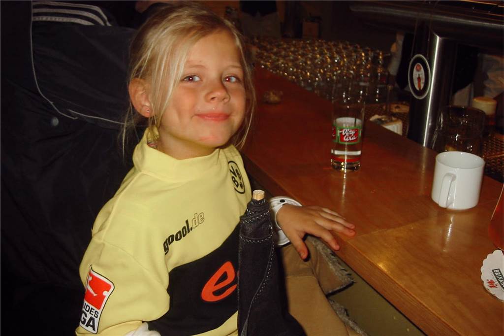 Jo Marie Dominiak mit fünf Jahren