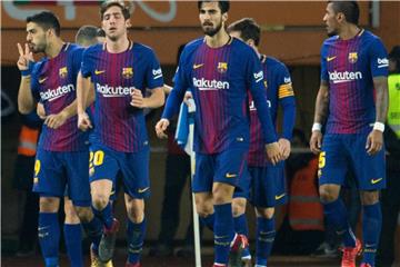 Mit Mühe hat sich der FC Barcelona ein 1:1 im Stadtduell gegn Espanyol gesichert. Foto: Ion Alcoba Beitia