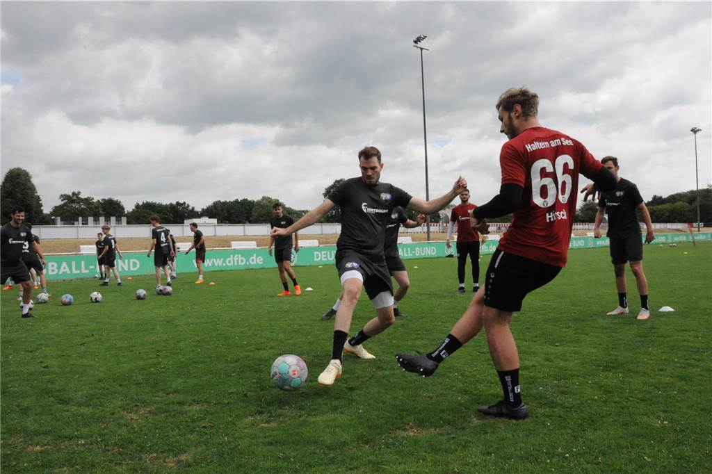 Mit vier externen Neuzugängen und vier Spielern aus der eigenen A-Jugend als Verstärkungen ist der TuS Haltern am See in die Vorbereitung auf die Westfalenliga-Saison 2023/24 gestartet.