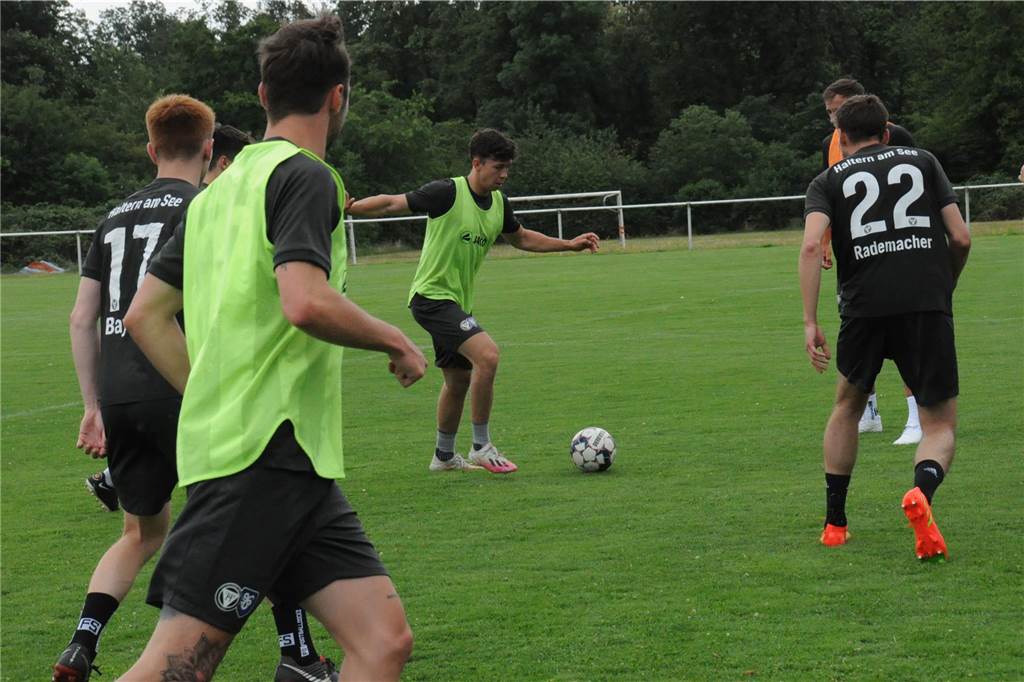 Mit vier externen Neuzugängen und vier Spielern aus der eigenen A-Jugend als Verstärkungen ist der TuS Haltern am See in die Vorbereitung auf die Westfalenliga-Saison 2023/24 gestartet.