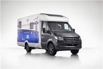 Mit Wasserstoff in den Camping-Urlaub: Mercedes Concept Sprinter F-Cell mit Elektroantrieb und Brennstoffzelle. Foto: Daimler AG