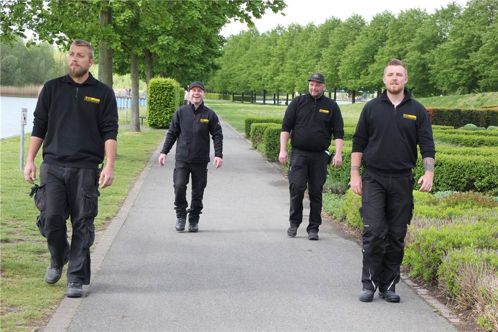 Mitarbeiter des von der Stadt beauftragten Sicherheitsdienst waren im Seepark Horstmar unterwegs. Zu tun hatten sie bis zum frühen Nachmittag nichts.