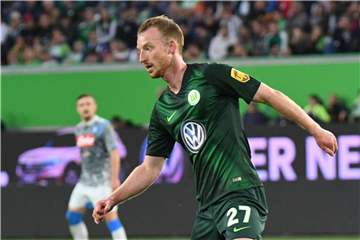 Mittelfeldspieler Maximilian Arnold hofft beim VfL Wolfsburg auf mehr Ruhe und Konstanz. Foto: Peter Steffen