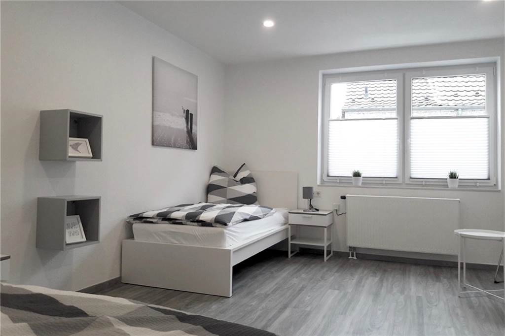 Hotel lässt weiter auf sich warten - jetzt wird aber ein „Citypension“ in Stadtlohn gebaut Modern, schlicht, schnörkellos: Die Zimmer in der Citypension Stadtlohn.
