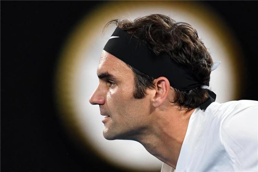 „Motor anwerfen“ - Federer will 20. Grand-Slam-Trophäe Möchte seinen 20. Grand-Slam-Titel gewinnen: Roger Federer. Foto: Lukas Coch