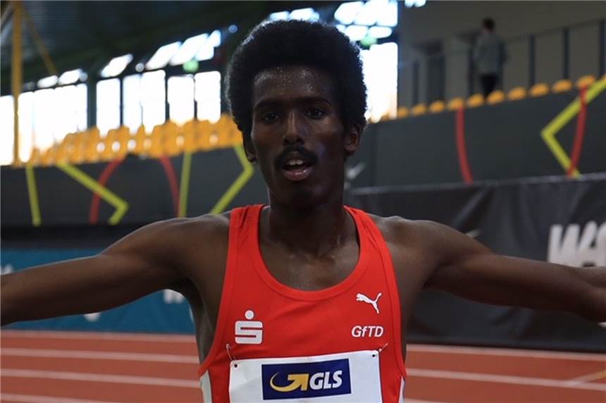 Zwei Dortmunder sind die besten Athleten in ganz Deutschland Mohamed Mohumed gewann auch in der Halle den Titel des Deutschen Meisters.