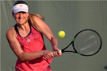 Mona Barthel gewann mit 6:3, 4:6, 6:4 gegen die Kroatin Donna Vekic. Foto: Mario Houben