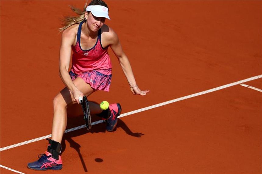 Barthel in Gstaad im Achtelfinale Mona Barthel spielt derzeit in Gstaad. Foto: Daniel Karmann