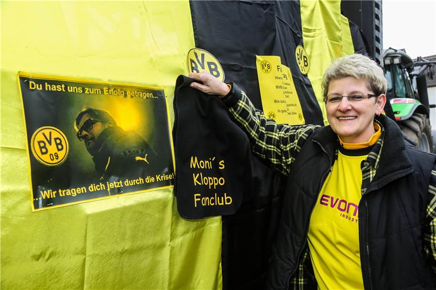 Jürgen Klopps Liverpool im Finale - darum ist Moni aus Dortmund vom Kloppo Fanclub dabei Moni Hahn ist Kloppo-Fan durch und durch.