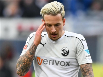 Moritz Kuhn verlässt den SV Sandhausen und geht in die dritte Liga. Foto: Uwe Anspach