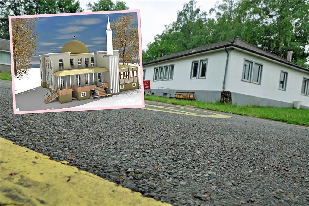 Moschee-Neubau: Minarett in Massiv-Bauweise - Bürger vor allem wegen Parkplätzen in Sorge Moschee-Standort Dortmunder/Ecke Frohlinder Straße