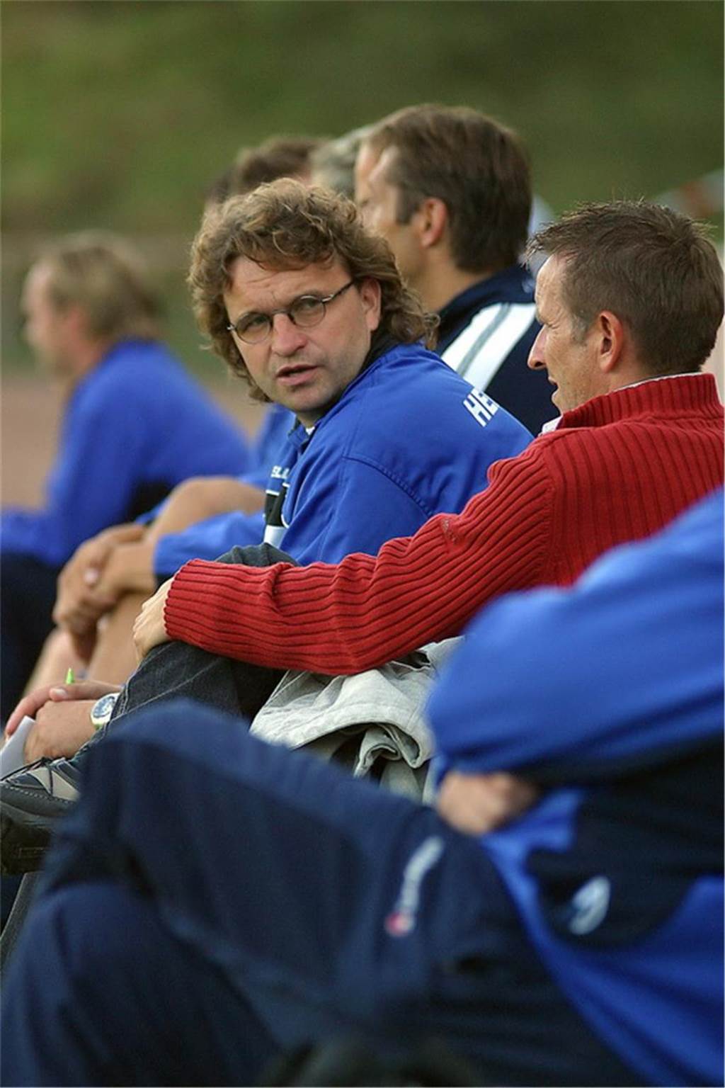 MSV Duisburg beim Spiel gegen eine Mannschaft des FC Frohlinde mit Akteuren der Stadtauswahl Castrop-Rauxel