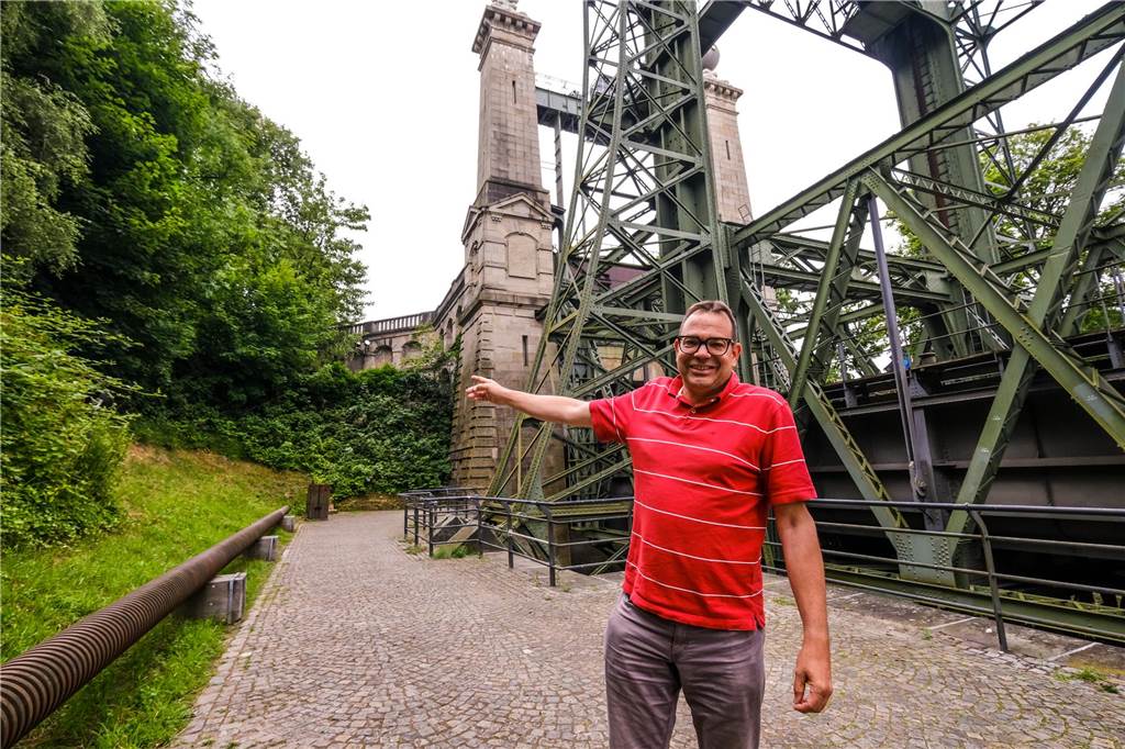 LWL Industriemuseum, Schiffshebewerk Waltrop, Hebewerkpark, Leiter Arnulf Siebeneicker
