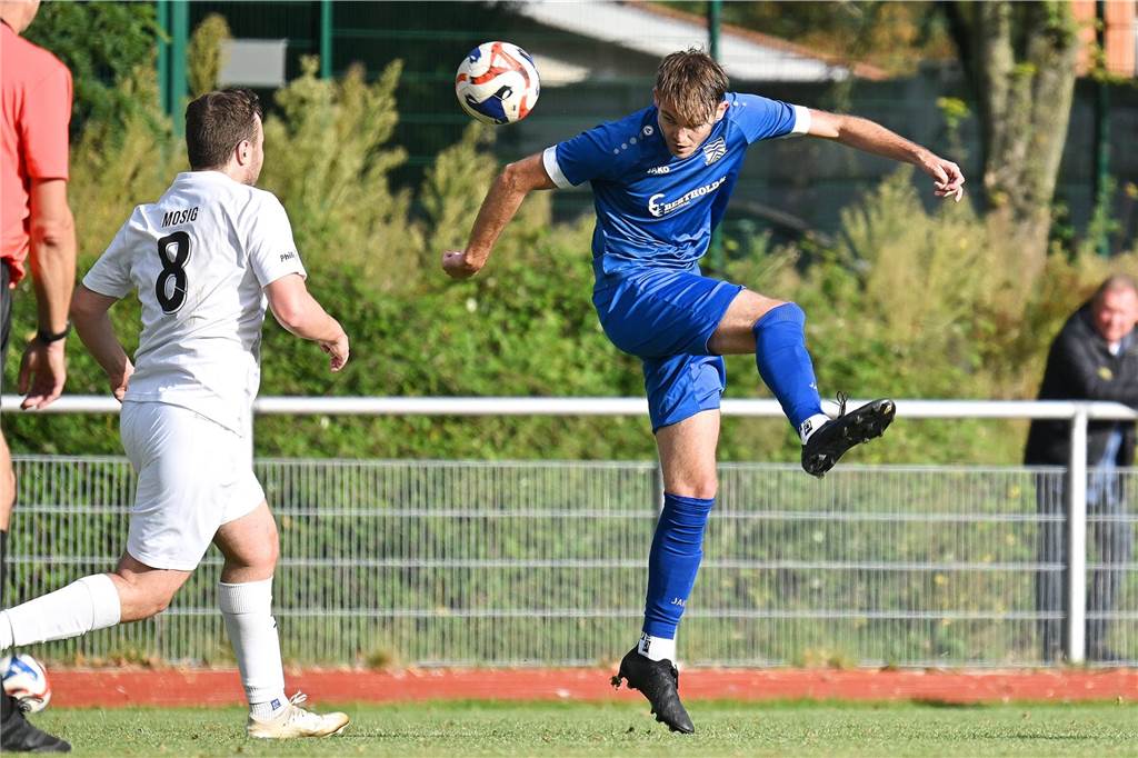 Bontrup-Sperre steht fest: Für einen anderen Flaesheimer ging’s nach dem Derby ins Krankenhaus Muss drei Spiele zugucken: Concordia Flaesheims Max Bontrup.