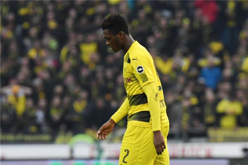 Dortmund im Topspiel gegen Bayern ohne Zagadou Muss im Spiel gegen den FC Bayern zuschauen: BVB-Verteidiger Dan-Axel Zagadou. Foto: Peter Steffen