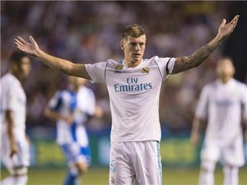 Musste bei der Wahl zum besten Königsklassen-Spieler seinem Real-Teamkollegen Modric den Vortritt lassen: Real-Profi Toni Kroos. Foto: Lalo R. Villar