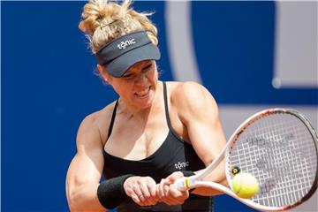Musste beim WTA-Turnier in Lugano verletzt aufgeben: Laura Siegemund. Foto: Daniel Karmann