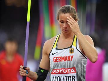 Musste sich bei der Leichtathletik-WM in London mit Platz sieben zufrieden geben: Speerwerferin Katharina Molitor. Foto: Bernd Thissen