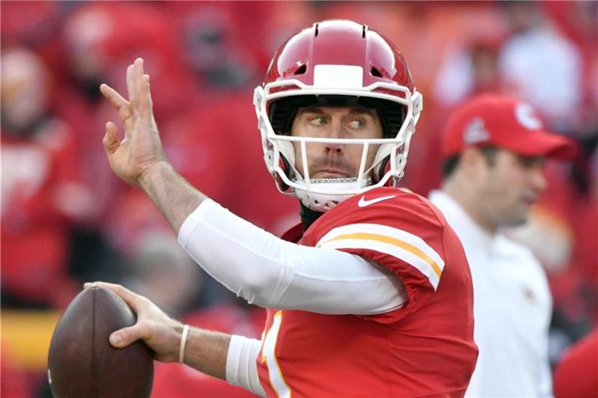 New England mit Topstar Brady im Halbfinale der NFL-Playoffs Musste sich mit Kansas City den Tennessee Titans geschlagen geben: Quarterback Alex Smith. Foto: Ed Zurga